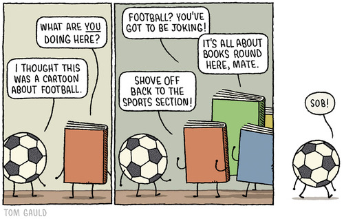 A Cartoon About Football by Tom Gauld – The Casual Optimist